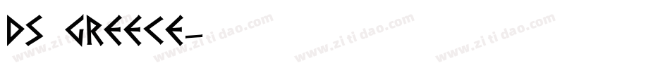 DS Greece字体转换